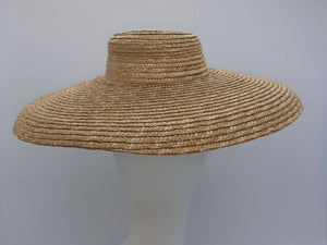 SOLD Large Straw 'Dior' New Look Hat