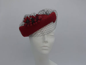 Red Berry Percher Hat