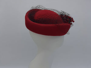 Red Berry Percher Hat
