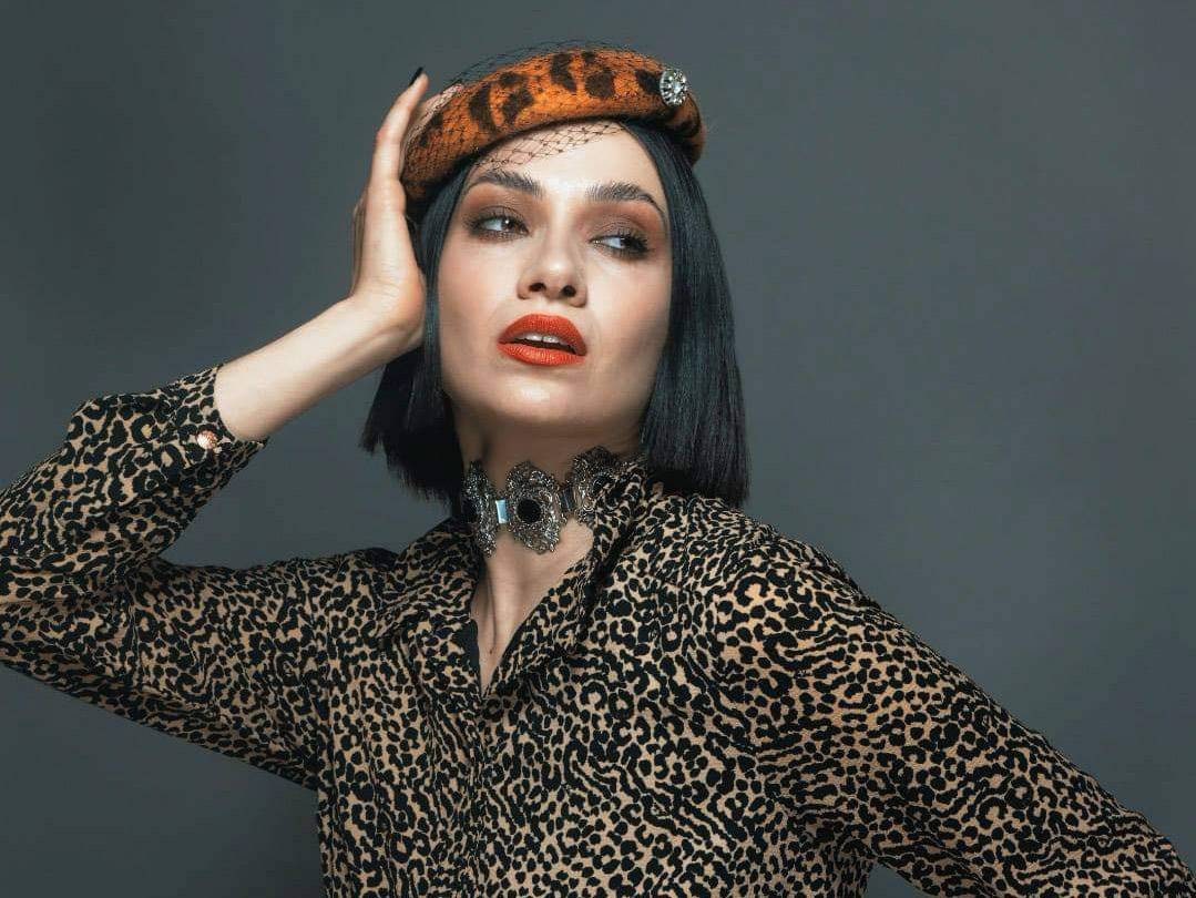Leopard hat